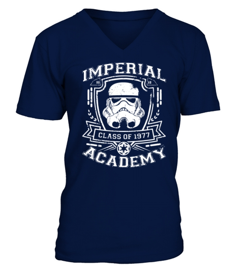 Imperial Academy Tie Fighter Star Wars Darth Vader Men's V-Neck T-shirt