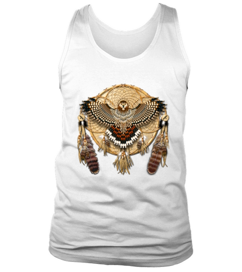 Red-Tail Hawk Dreamcatcher Mandala Tank Top Unisex