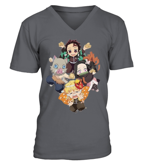 Tanjiro Kamado Demon Men's V-Neck T-shirt