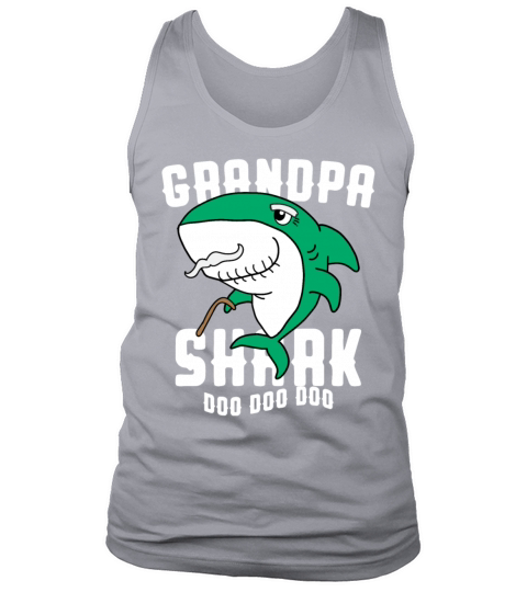 Grandpa Shark Doo Doo Doo Halloween Christmas Gift Men's Tank Top