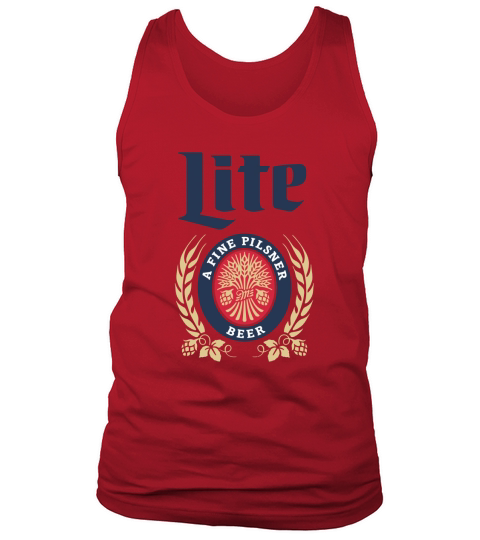 Tee Luv Miller Lite Vintage Miller Beer Logo Tank Top Unisex