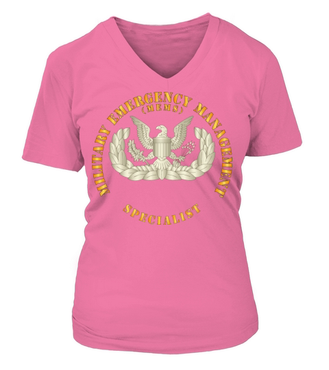 Military Emergency Management Specialist Basic Women's V-Neck T-shirt