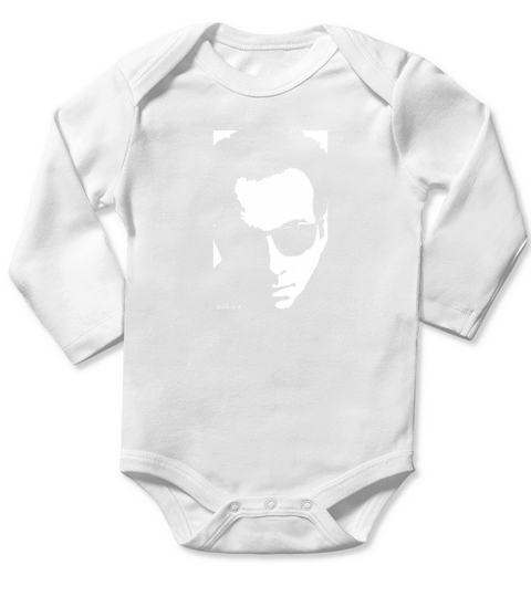 Elvis Costello Portrait  Fan Long Sleeve Baby One-Piece