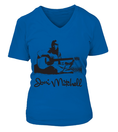 Joni Mitchell Tshirt V-neck T-Shirt Woman