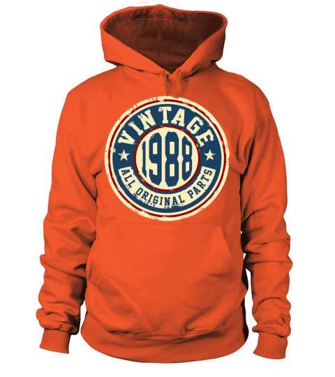 Vintage 1988 All Original Parts Women's Hoodie