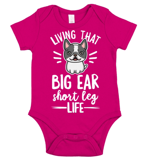 Frenchie Design for a French Bulldog Owner Short Sleeve Baby One-Piece