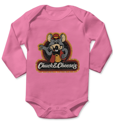 Chuck E Cheese Long Sleeve Baby One-Piece