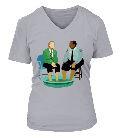 Mr Rogers Officer Clemmons Pool V-neck T-Shirt Woman