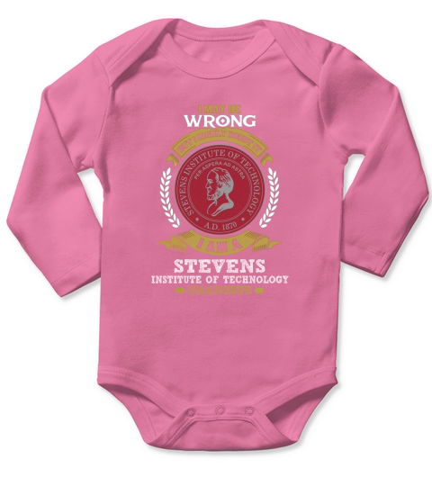 Stevens Institute of Technology Long Sleeve Baby One-Piece