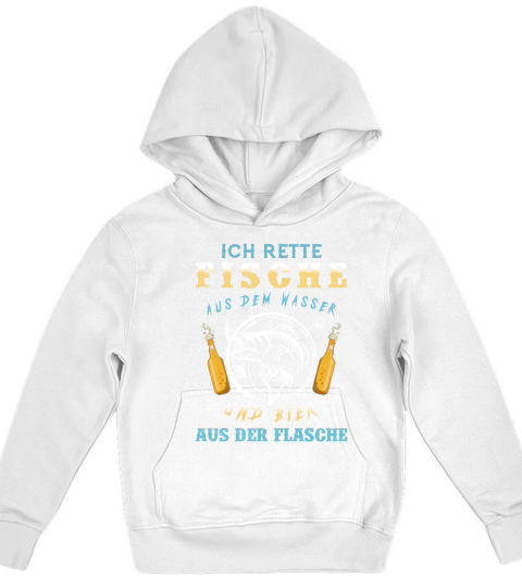ICH RETTE FISCHE Kids Hoodie