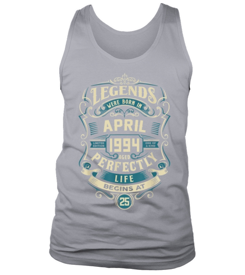 Retro Vintage April 1994 birthday Men's Tank Top