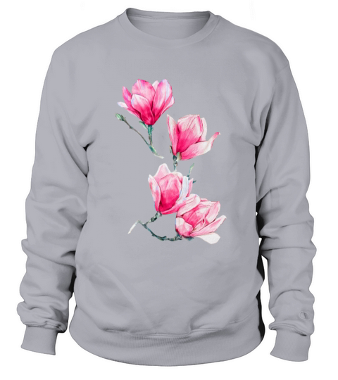 Original watercolor of Magnolia Sweatshirt Unisex