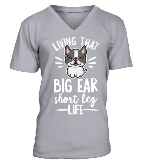 Frenchie Design for a French Bulldog Owner Men's V-Neck T-shirt