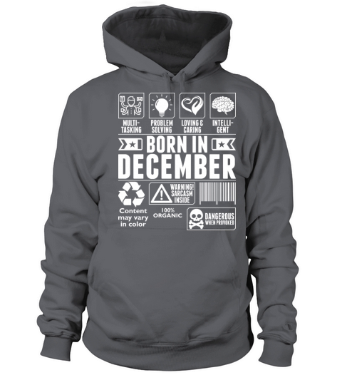Born In December Tshirt Women's Hoodie