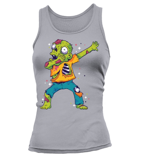 Dabbing Zombie Shirt Halloween Girls Boys Kids Dab Women's Tank Top