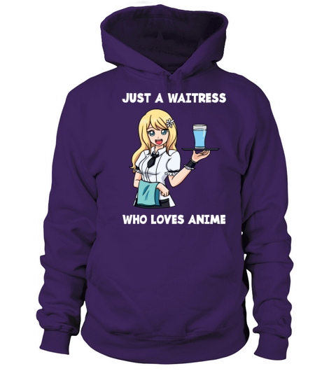 Anime Manga Kawaii Waitress Restaurant Women's Hoodie