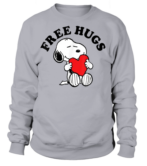 Peanuts Snoopy Free Hugs shirt Women's Sweatshirt