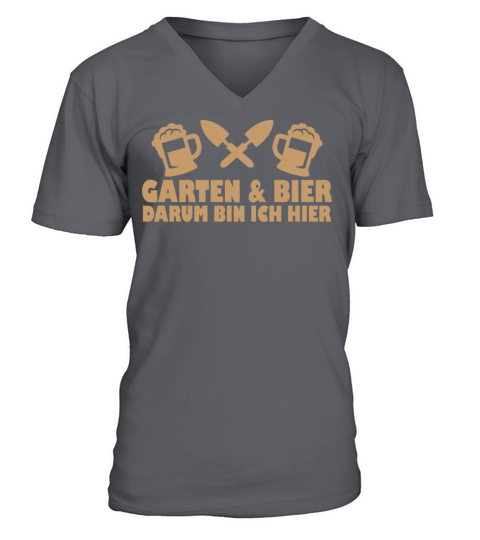 Garden and beer gardener gardening gift Men's V-Neck T-shirt