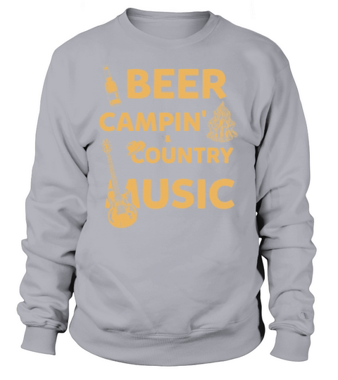 Beer Camping Country Music T Shirt Women's Sweatshirt