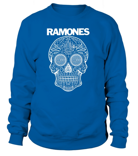 Ramones Skull Art Sweatshirt Unisex