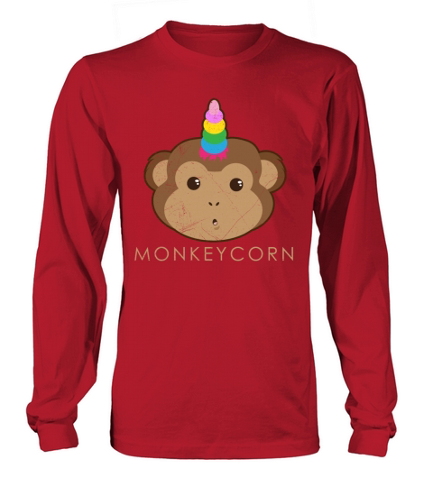 Unicorn Monkeycorn Unicorn Party Gift Idea Men's Long Sleeve