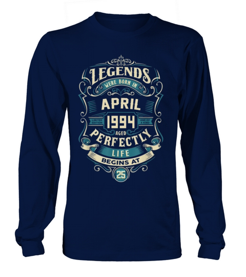 Retro Vintage April 1994 birthday Men's Long Sleeve