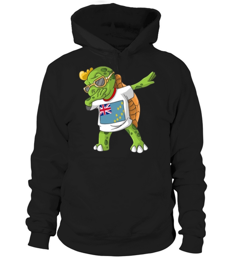 Tuvalu Dabbing Turtle Women's Hoodie