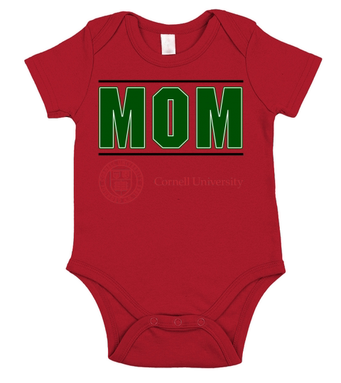 Cornell University Proud Mom Parents Day 2020 Short Sleeve Baby One-Piece