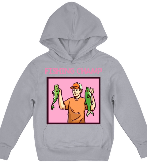 Fish Butt Eel Fishing Fishing Gift Pike Kids Hoodie