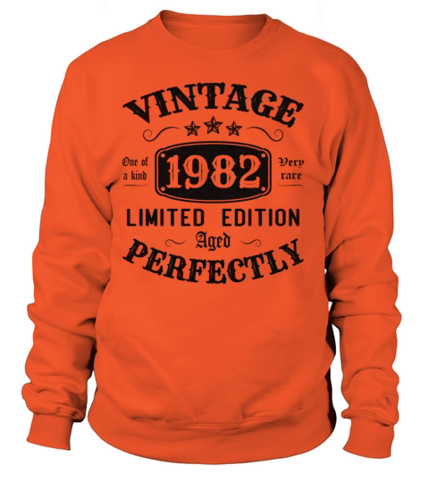 Vintage 1982 Limited Edition Aged Perfectly Women's Sweatshirt