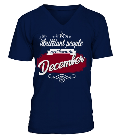 Born in December Men's V-Neck T-shirt
