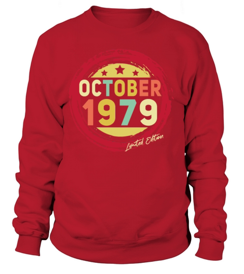 1979 In October Gift Idea Women's Sweatshirt