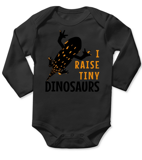 I Raise Tiny Dinosaurs Funny Bearded Dragon Pet Long Sleeve Baby One-Piece