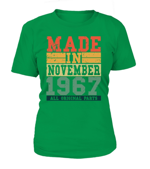 1967 Birthday November Vintage Saying Women's T-Shirt