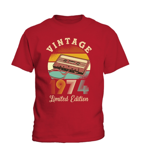 Vintage 1974 Kids T-Shirt
