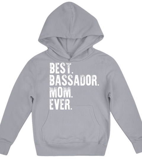Best Bassador Mom Ever Funny Vintage Dog Mother Da Kids Hoodie