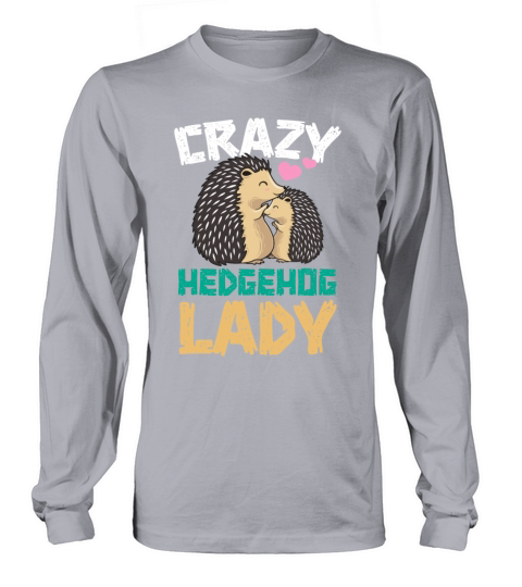 Funny Hedgehog Cute Animal Pet Hedgie Fun Lovers Men's Long Sleeve
