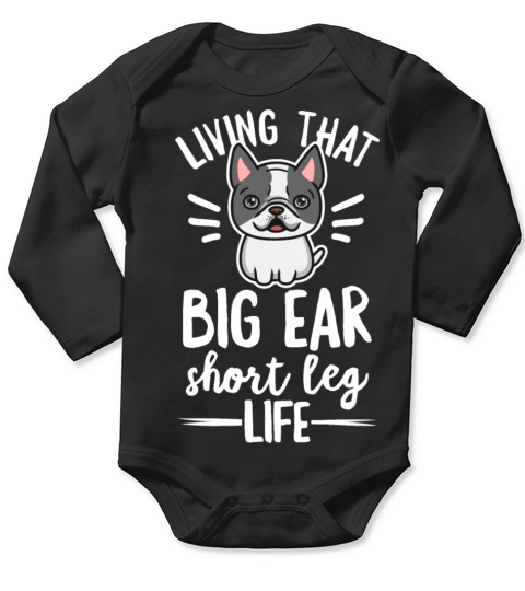 Frenchie Design for a French Bulldog Owner Long Sleeve Baby One-Piece