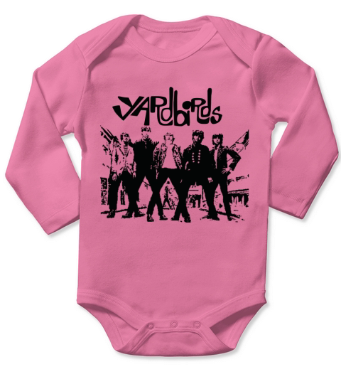 The Yardbirds Band Tshirt Long Sleeve Baby One-Piece
