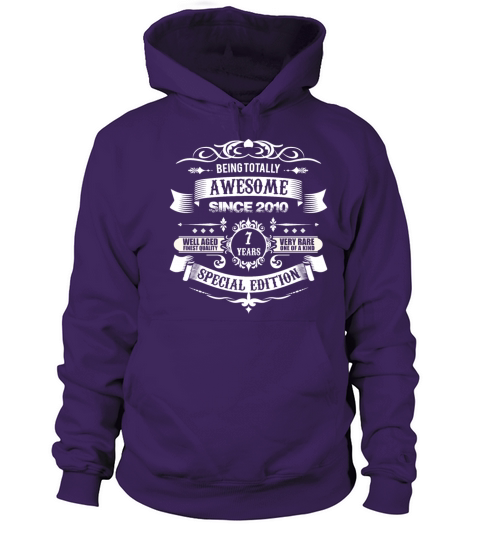 Totally Awesome Since 2010 7th Birthday Women's Hoodie