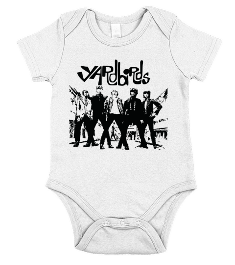 The Yardbirds Band Tshirt Short Sleeve Baby One-Piece