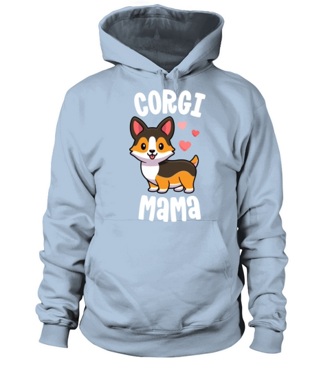 Corgi Mom Shirts For Women Dog Mama Red Tricolor C Men's Hoodie