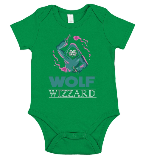 Wolf Wolves Short Sleeve Baby One-Piece