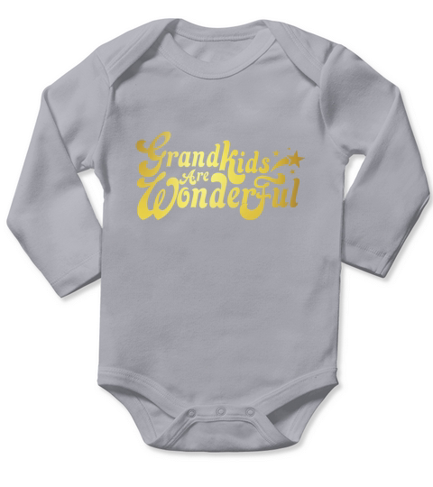 Grandkids Are Wonderful Long Sleeve Baby One-Piece