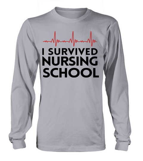 I survived nursing school Women's Long Sleeve