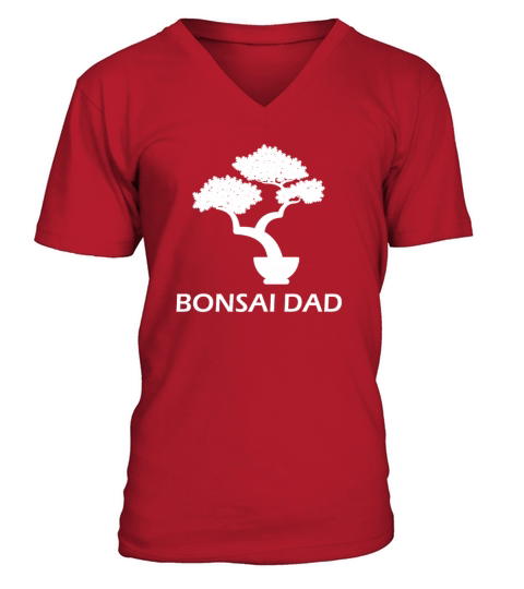 Bonsai Tree Dad Fathers day Gift Men's V-Neck T-shirt