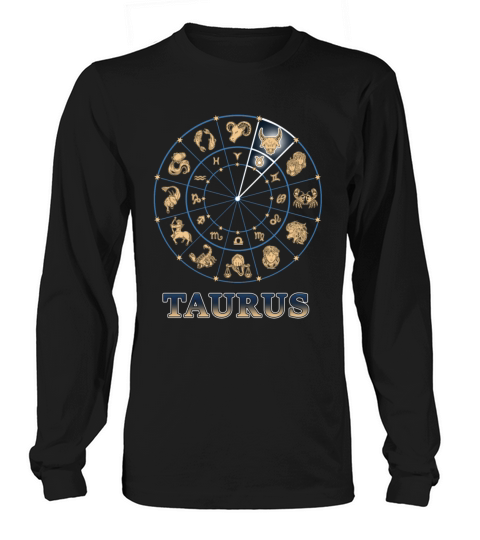 Taurus Horoscope Ascendant Aries Zodiac Sign Women's Long Sleeve