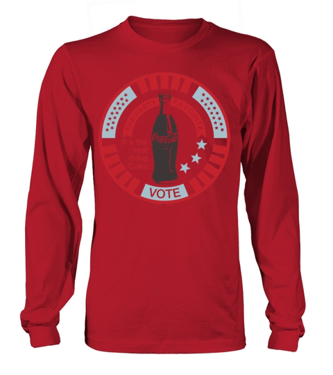 Coca-Cola The Party Favorite LogoGift Tee Women's Long Sleeve