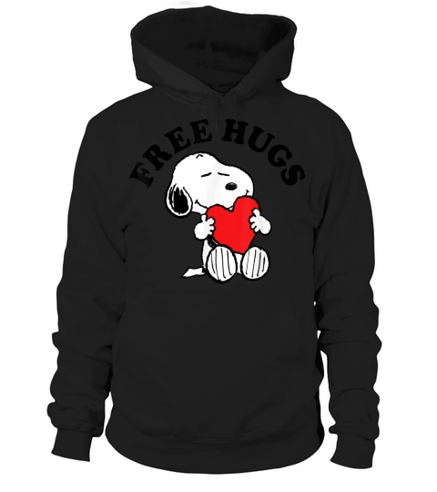 Peanuts Snoopy Free Hugs shirt Women's Hoodie