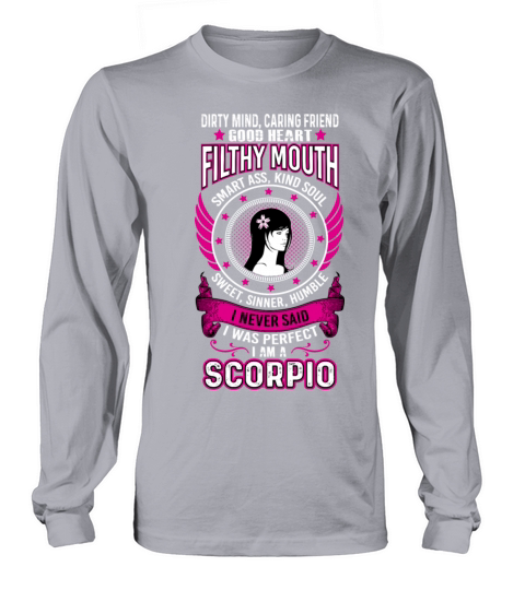 Scorpio zodiac t shirt Women's Long Sleeve